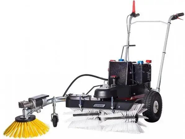 4F Schmutz- und Schneekehrmaschine Limpar Akku 52 mit Seitenbesen Rechts - Modell 2025