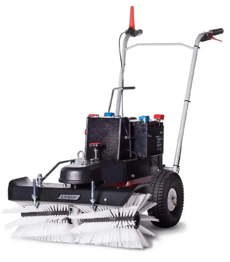 4F Schmutz- und Schneekehrmaschine Limpar Akku 52 mit Winterkehrbürstensatz - Modell 2025