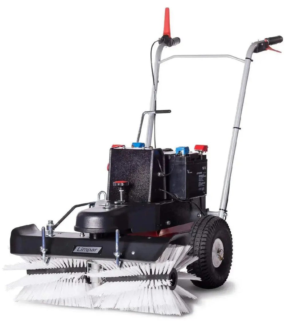4F Schmutz- und Schneekehrmaschine Limpar Akku 52 mit Winterkehrbürstensatz - Modell 2025