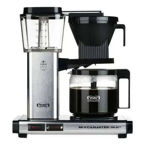 Moccamaster KBG Select Gebürstet: Premium Filterkaffeemaschine für aromatischen Kaffeegenuss Zuhause