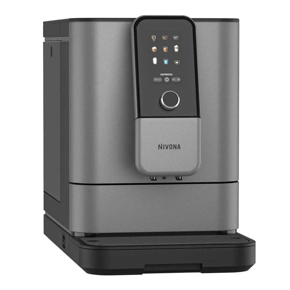 Nivona NIVO 8103 Kaffeevollautomat Titan: Fortschrittliche Brüheinheit, 5 Aromaprofile, leises Milchschaumsystem