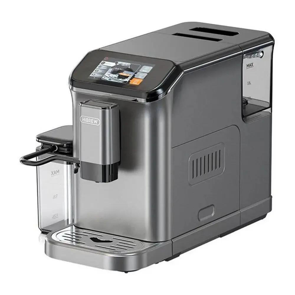 HiBREW H16 Premium Espresso Kaffeemaschine mit 20 Bar, Integrierter Mühle