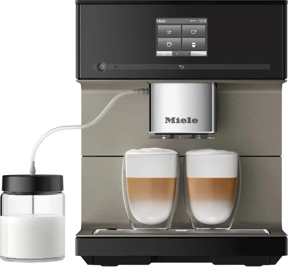 Miele CM 7550 Obsidian-Schwarz Kaffeevollautomat One Touch Barista-Qualität für Zuhause