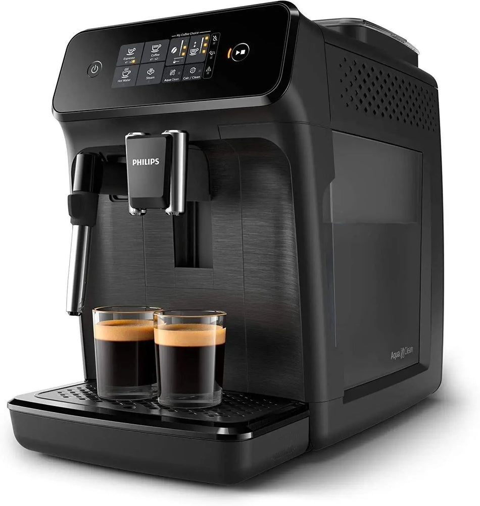 Philips EP1220/00 Kaffeevollautomat: 2 Kaffeespezialitäten, Milchaufschäumer, 12 Mahlstufen