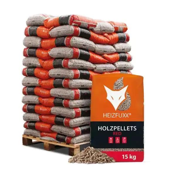 Heizfuxx Holzpellets - Premiumqualität A1 zertifizierter Brennstoff