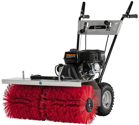 Lumag Schmutz- und Schneekehrmaschine KM 800 SET inkl. Schneeschild und Kehrgutbehälter - Modell 2025