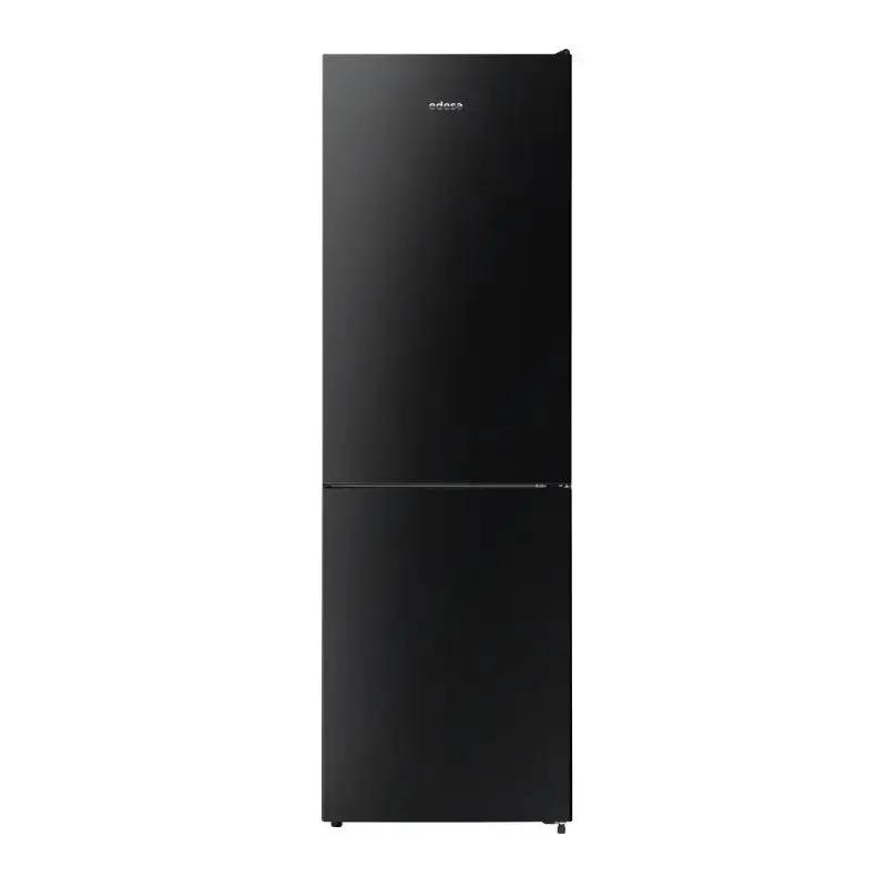 Edesa EFC1822NFGBK Total No Frost Kühl-Gefrierkombination Schwarz Glas 304 Liter